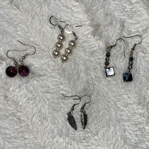 Elegant Multi-Color Earring Set